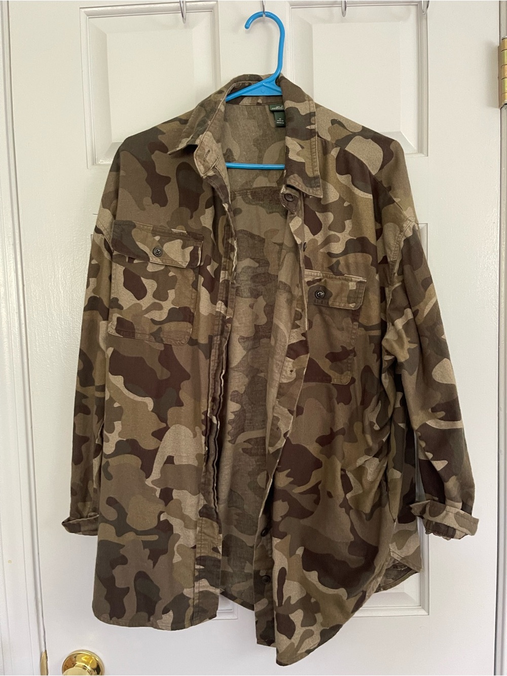 Women’s Camouflage Utility Jacket - Brown/Olive
